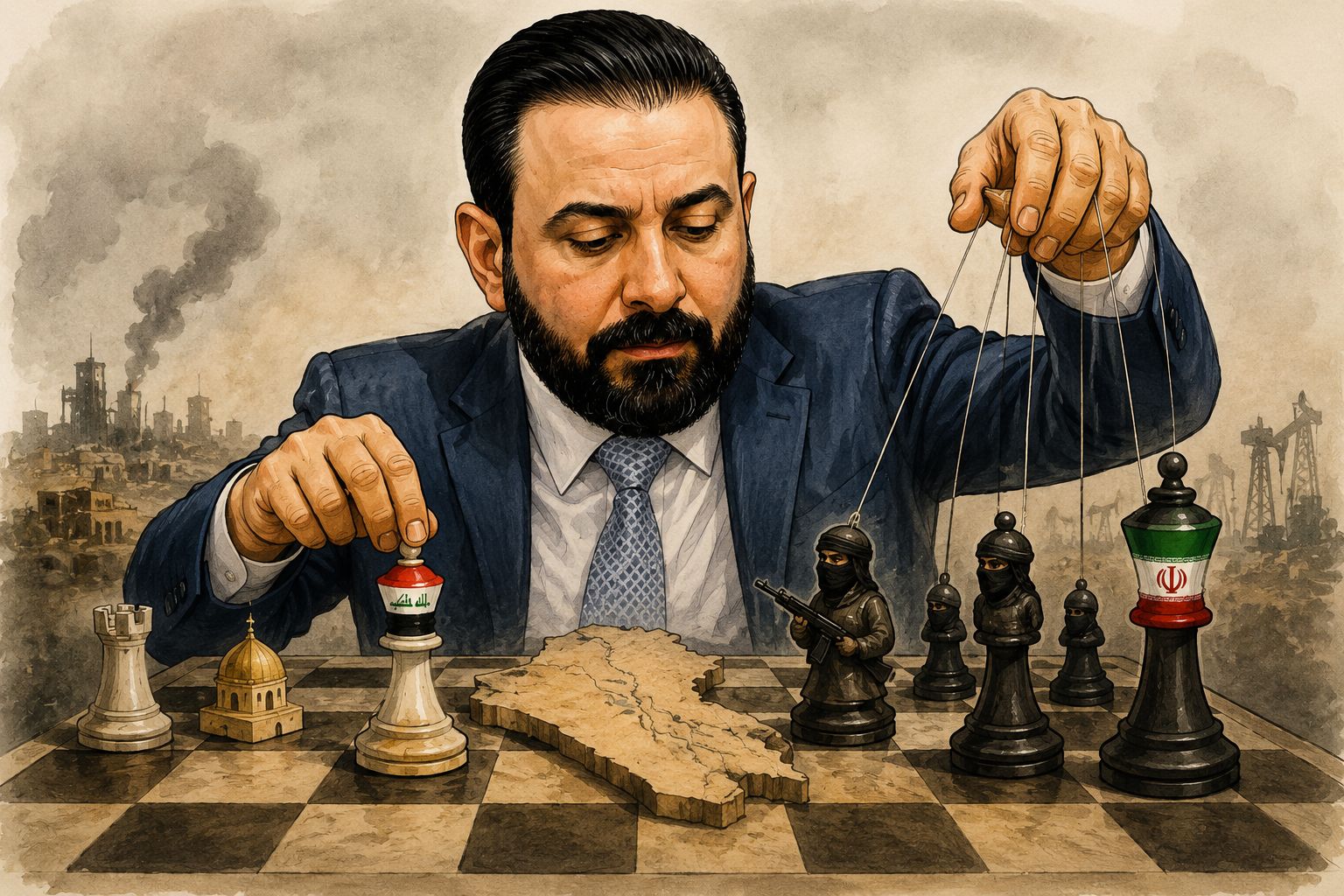 رئيس وزراء العراق المكلّف يبعث برسائل ولاء إلى إيران