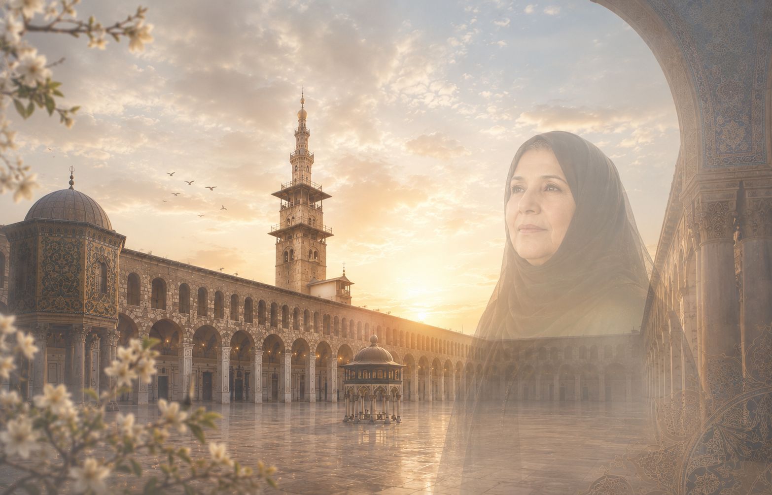 أم الامارات تعيد الروح الى الجامع الاموي.. فاطمة بنت مبارك الكتبي تتبنى ترميم أيقونة دمشق التاريخية ومساجد سوريا التاريخية