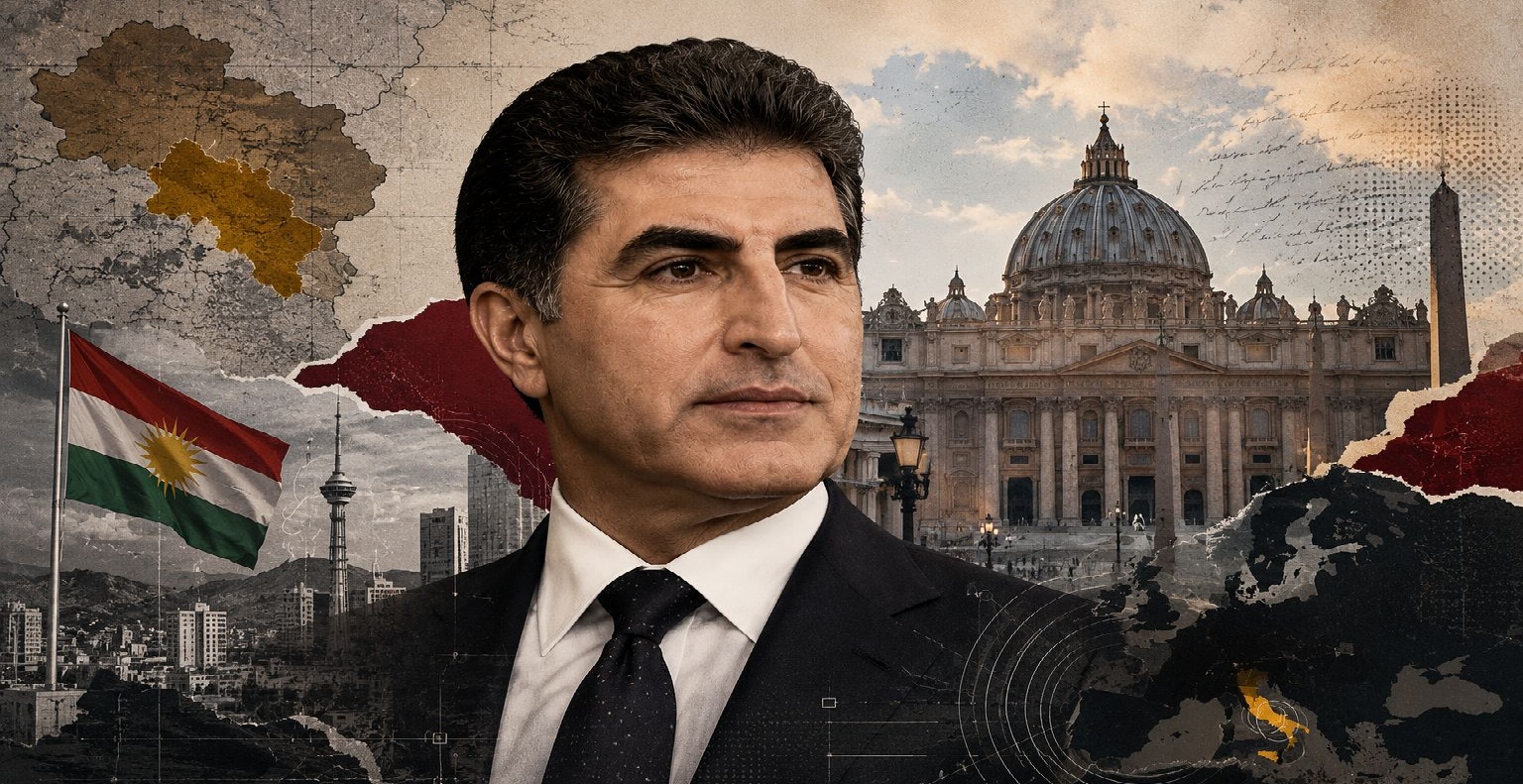 السياسة ام التوازنات الدولية.. ماذا يريد نيجيرفان بارزاني من روما؟