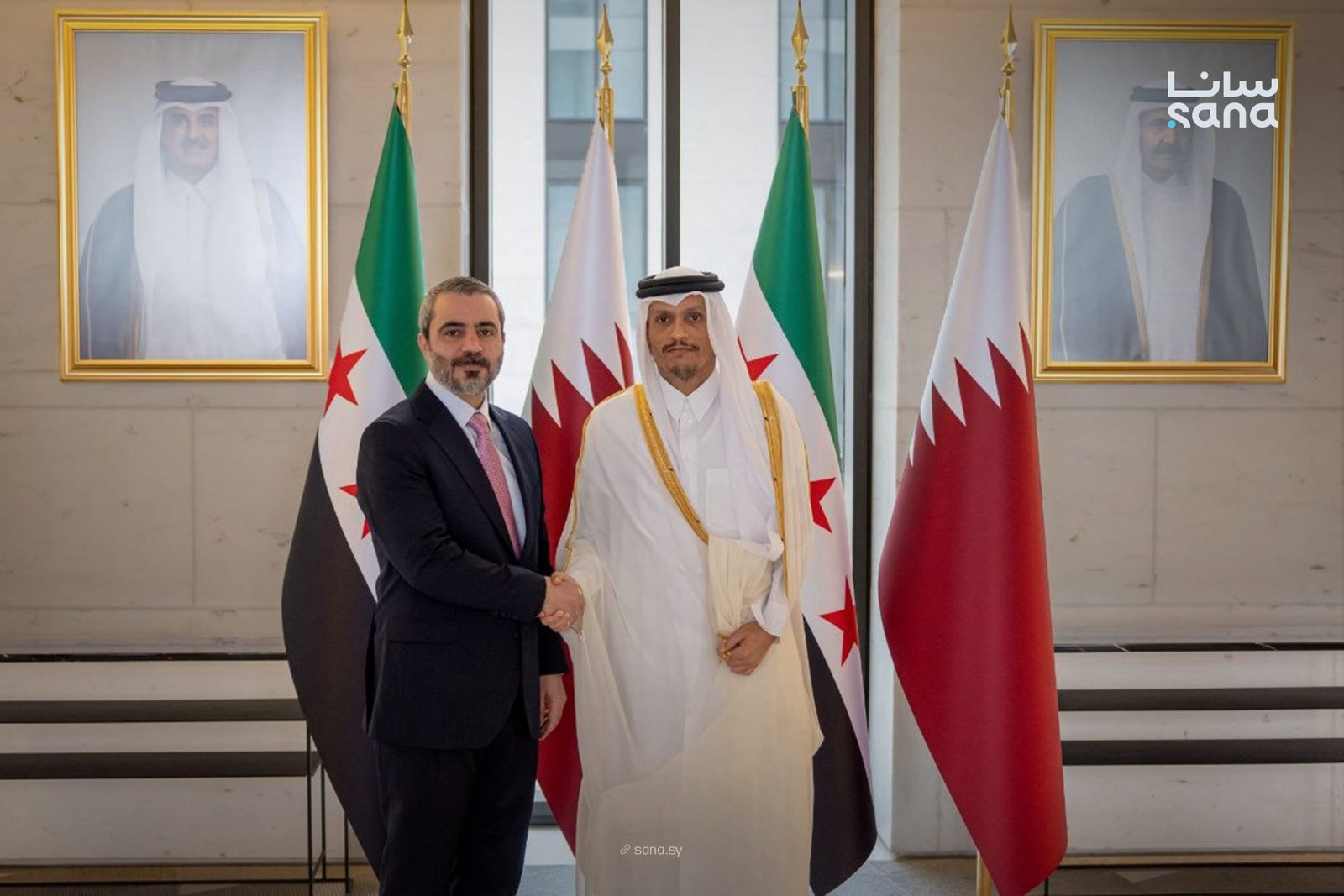 الشيباني في الدوحة..
سوريا وقطر تبحثان توسيع التعاون وتنسيق المواقف الإقليمية